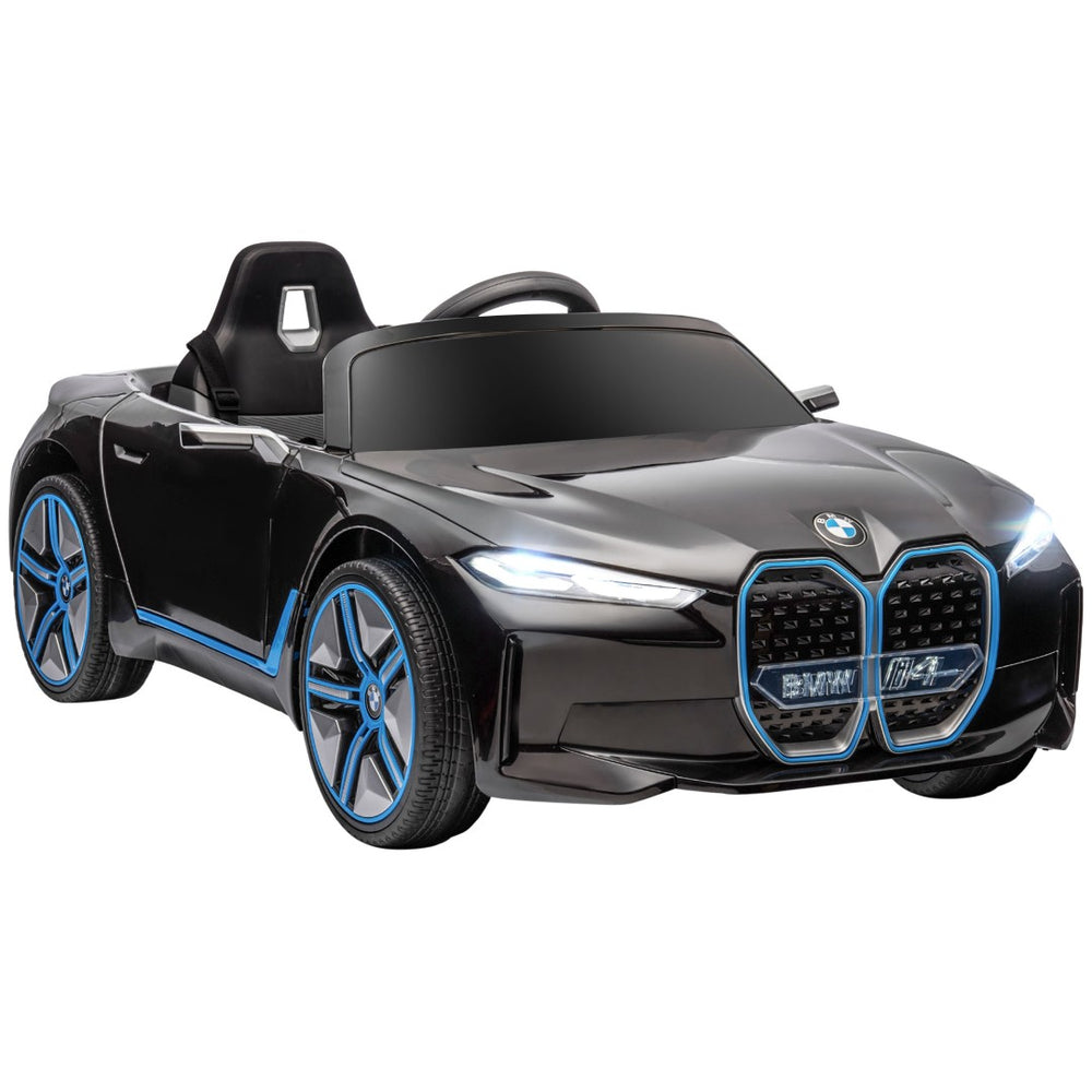 English Elm Aosom Licensed Bmw I4 12v Kids Ride on Car with Remote Suspension and Realistic Dash W2225P200668