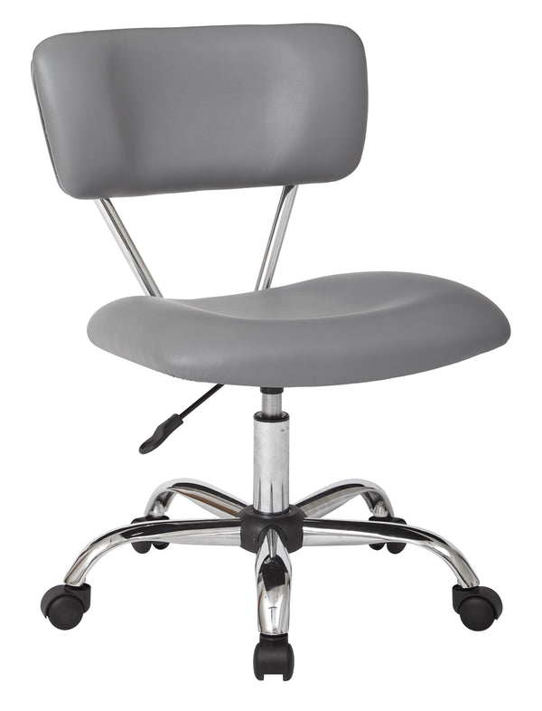 OSP Home Furnishings Vista Task Office Chair Grey