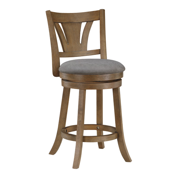 OSP Home Furnishings Miller Counter Stool Dove/Medium Oak