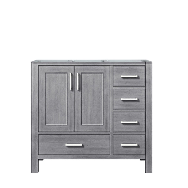 English Elm Distressed Grey Bath Vanity: 36" W X 22" D, Rustic Charm With Soft-Close, Fully Assembled Storage Solution B2731P258836
