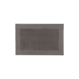 JLA Home Madison Park Signature - 100% Cotton Plush Tufted 3000 GSM Reversible Bath Rug - Spa-Soft, OEKO-TEX Certified, Machine Washable Charcoal MPS72-571