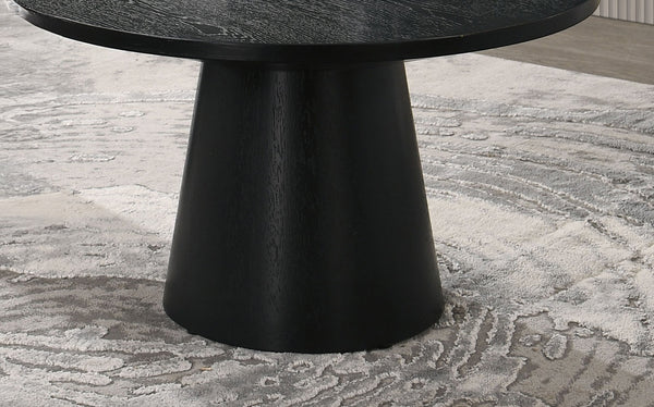 English Elm Modern Contemporary Sofa Table with High Gloss Lacquer Top and Sleek Metal Frame for Entryway Decor Black 33 L x 33 W x 5 H B2741S00443