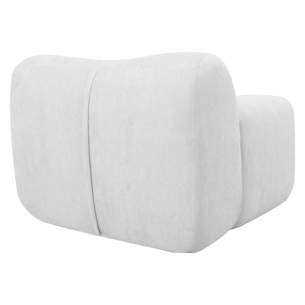English Elm Wide Chenille Accent Chair Oversized Cozy Seat for Bedroom Living or Studio Spaces Beige W5385P433247