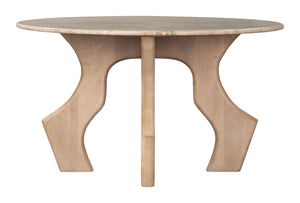 Zuo Modern Eda Coffee Table White & Natural - Chic Marble And Mango Wood Design For Modern Homes And Spaces White Natural Marble,Solid Mango Wood 110629-zuo-modern