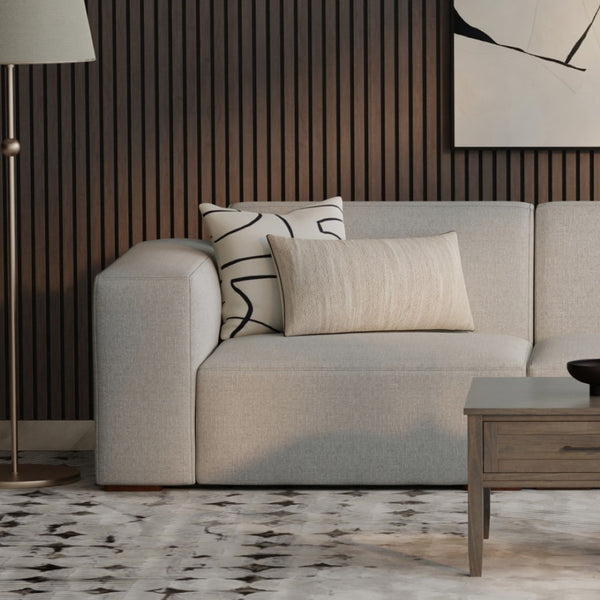 English Elm Rex Modular Left Arm Sofa Module - Stylish, Versatile Accent Chair For Custom Seating Configurations B136P199206-GIGA