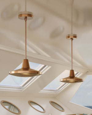 Currey & Company Mariner Solid Brass Wet Rated Pendant Light for Outdoor Porches and Dining Areas Antique Brass / Clear 9500-0026