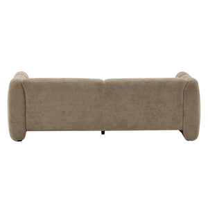 English Elm Tonson Wave Silhouette Boucle Three Seater Sofa Sculptural Modern Living Room Seating Camel N773IS00030T