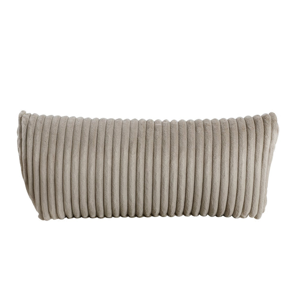 English Elm Taupe Corduroy Swivel Glider Recliner Chair with 360° Rotation, Smooth Recline, Plush Cushioning for Living Room Comfort and Style B011P383306