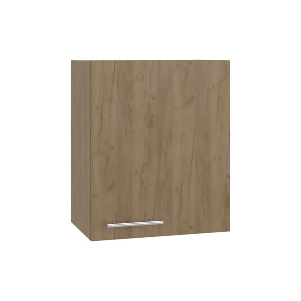 English Elm Manchester White Wall Mounted Cabinet Two Shelf Single Door Bathroom Kitchen Storage Natural Wood B200P474563