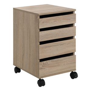 OSP Home Furnishings Holly Mobile Storage Cart River Oak