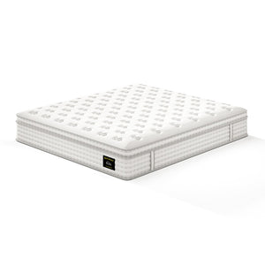English Elm 12'' King Hybrid Mattress Pocket Coils Memory Foam Ergonomic Fiberglass Free Support B2716P383557