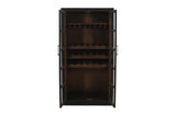 Moti Fernious Tall Wine Cabinet in Dark Gray 95120002