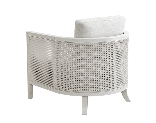 Basset Mirror Mylo Accent Chair - Coastal Farmhouse Design With Hand-brushed Wood, Soft Oyster Fabric & Comfort White Wood,Fabric,Foam,Cane 9515-lr-805