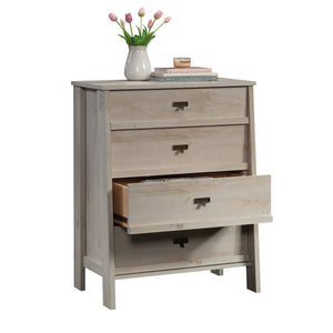 English Elm 4-Drawer Chest – Stylish Gray Storage Solution With Smooth Glides For Home, Office & Living Spaces B356P402590
