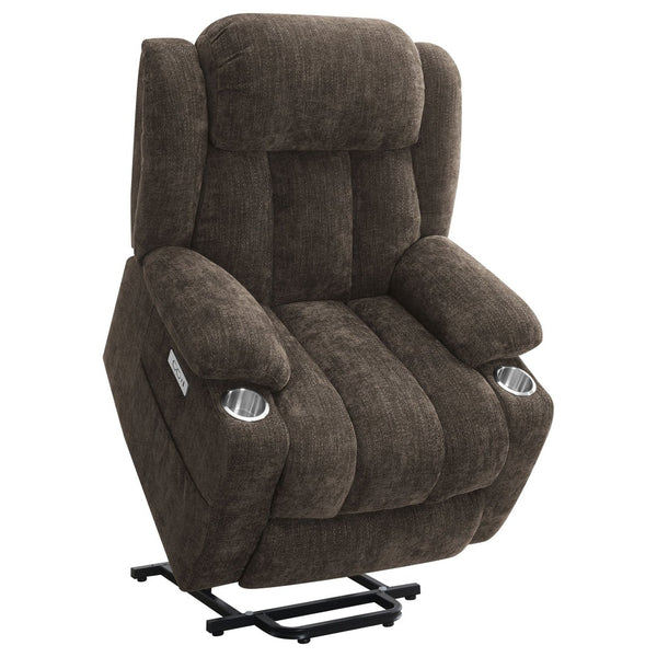 English Elm Beca Power Lift Recliner with Tufted Polyester Upholstery and Usb Port for Living Room B062P441472