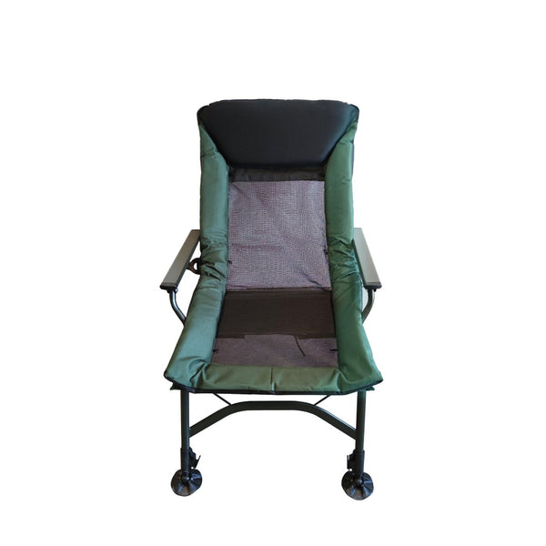 English Elm Camping Lounge Chair - Portable Folding Recliner With Adjustable Backrest For Ultimate Comfort Outdoors P1 W241106338-GIGA