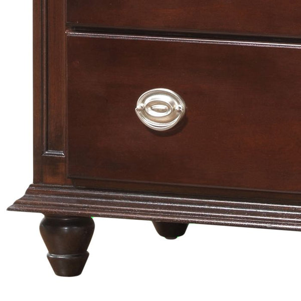 English Elm Elegant Cappuccino Media Storage Chest with Spacious Drawers, Ready-to-Use 41"H x 44"W x 18"D Finish B078108349
