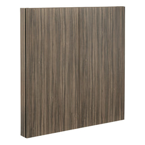OSP Home Furnishings Napa Wall Mounted Presentation Board with Dry Erase and Cork Tackable Cabinet Doors NAP-100-URB