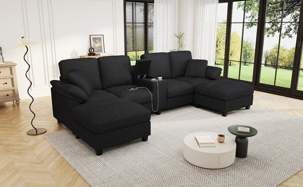 English Elm Swivel Barrel Accent Chair Chenille Tufted Round Club Seat for Living Room Lounge Black N719S002180B