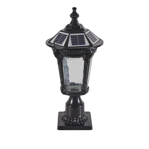 English Elm Retro Solar Lights Dimmable LED Outdoor Garden Lamp, Solar-Powered Auto On/Off, Weatherproof Charm W2312P368731