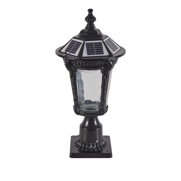 English Elm Retro Solar Lights Dimmable LED Outdoor Garden Lamp, Solar-Powered Auto On/Off, Weatherproof Charm W2312P368731