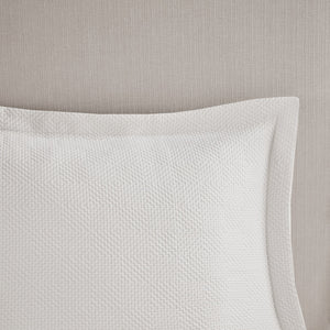 JLA Home Croscill Home - 3 Matelassé Coverlet Set — Stone-Washed 100% Cotton, Handcrafted in Portugal for Timeless Luxury and Comfort CHM13-0009