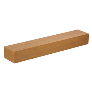 English Elm 60'' Solid Fir Wood Fireplace Mantel Floating Shelf for Farmhouse Living Room Decor Light Brown W2640P386627