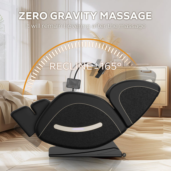 English Elm Massage Chair Recliner For Ultimate Relaxation - Zero Gravity, Full Body Air Pressure Therapy W1875P224671