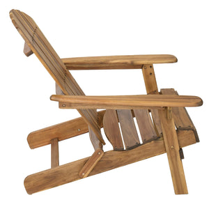English Elm Christopher Knight Home® - Malibu Handcrafted Adirondack Chair - Durable Acacia Wood, Rustic Style, Foldable For Easy Storage N770P241668M