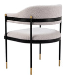 Zadar Dining Chair Misty Gray 110000 Zuo Modern