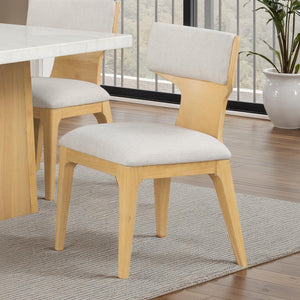English Elm Contemporary Northall Arm Chair with Sleek Upholstery and Minimalist Profile for Modern Dining Spaces Natural 28 L x 22 W x 23 H B2741P404847