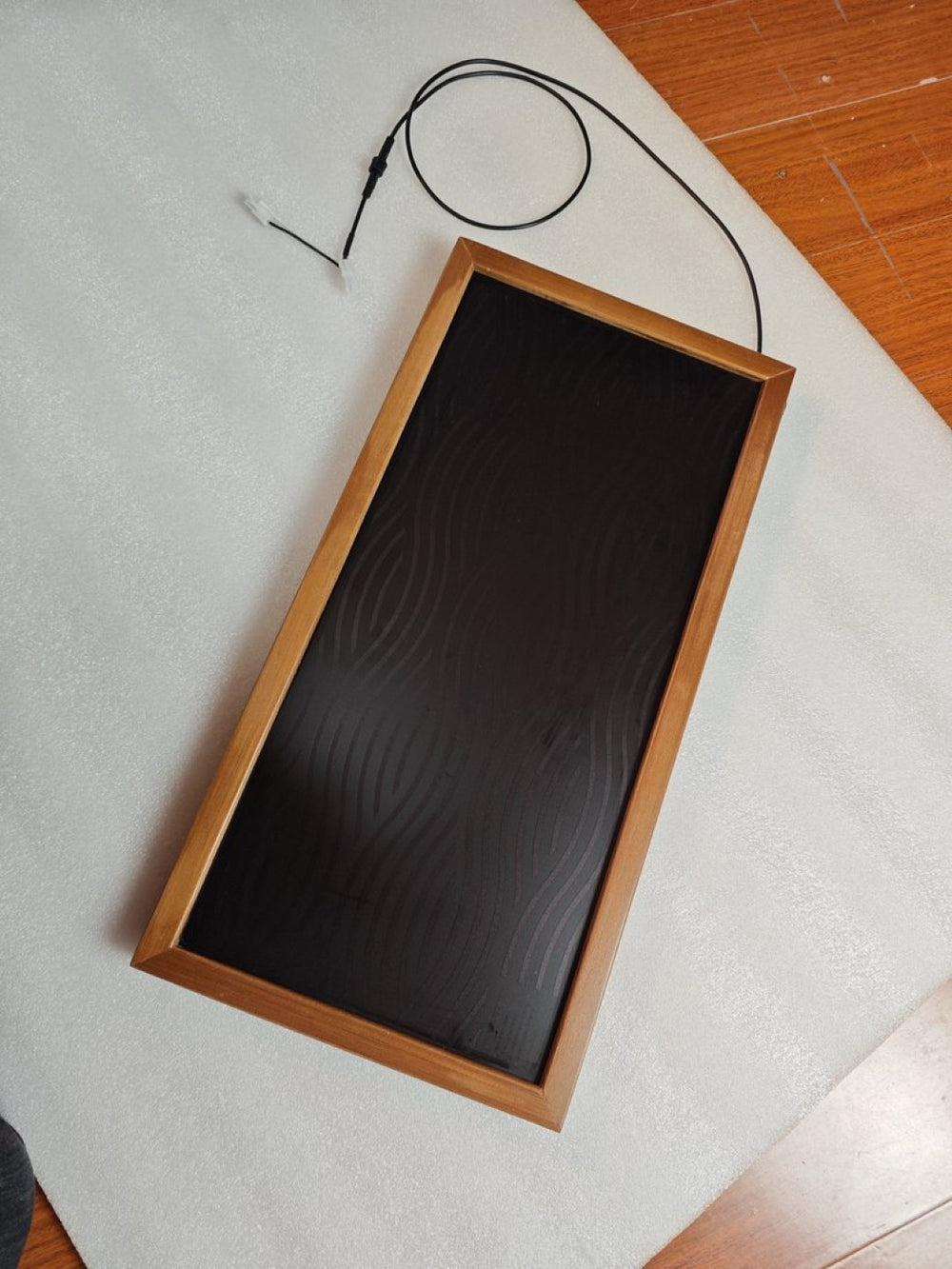 English Elm Red Cedar Carbon Fiber Heated Foot Warmer Slim Mat with Three Warmth Settings W5530P450725
