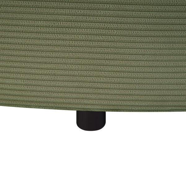 English Elm Oversized Double Chaise Lounge Sofa Bed With Usb Ports, Plush Comfort & Removable Pillows In Green N719S002160F-GIGA