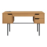 OSP Home Furnishings Denmark Executive Desk Natural