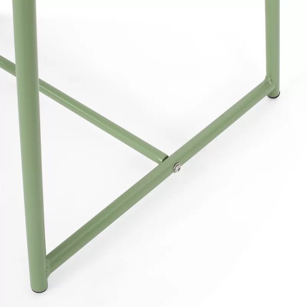 English Elm Christopher Knight Home® - ELBA Industrial Mesh Side Table 15.5"H — Powder-Coated Iron Frame, Modern Rounded Edges, Durable Design Green 65204.00GRN