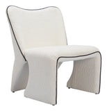 Novo Accent Chair Ivory 110201 Zuo Modern