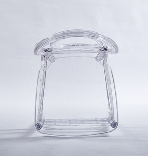 English Elm Wedding Chair Set Of 4 - Transparent Plastic Dining Chairs For Modern Events & Everyday Use W234P194518-GIGA