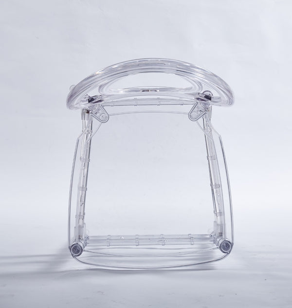 English Elm Wedding Chair Set Of 4 - Transparent Plastic Dining Chairs For Modern Events & Everyday Use W234P194518-GIGA