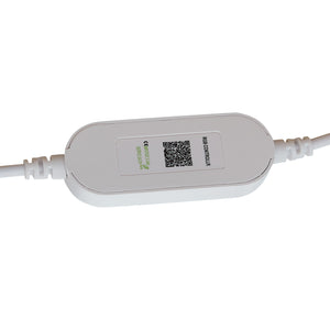 English Elm TV 58" Electric Fireplace TV Stand with 3D Realistic Flame, LED Lights, USB & AC Power Strip, Modern Media Console White W2275P149866