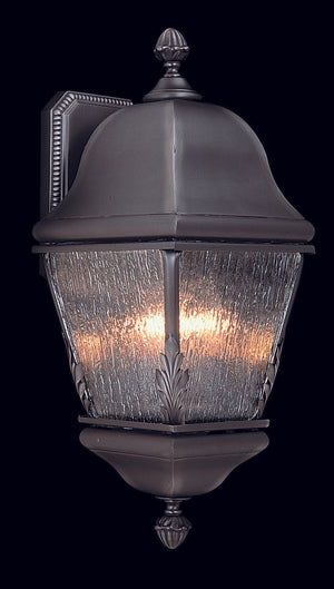 Framburg 3-light Distressed Glass Lantern Wall Mount - Classic Brass Design For Timeless Outdoor Charm Iron Metal 9585 Iron