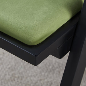 English Elm 2 Black Rubberwood Dining Chairs With Rattan-Style Seats – Medieval Elegance For Modern Spaces W2720P237609