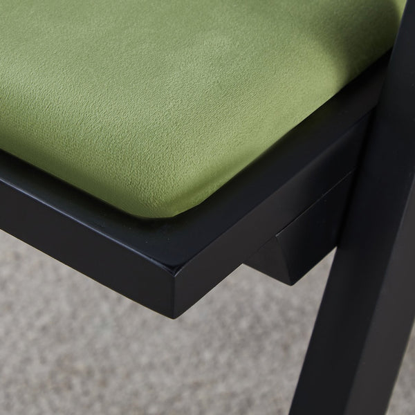 English Elm 2 Black Rubberwood Dining Chairs With Rattan-Style Seats – Medieval Elegance For Modern Spaces W2720P237609