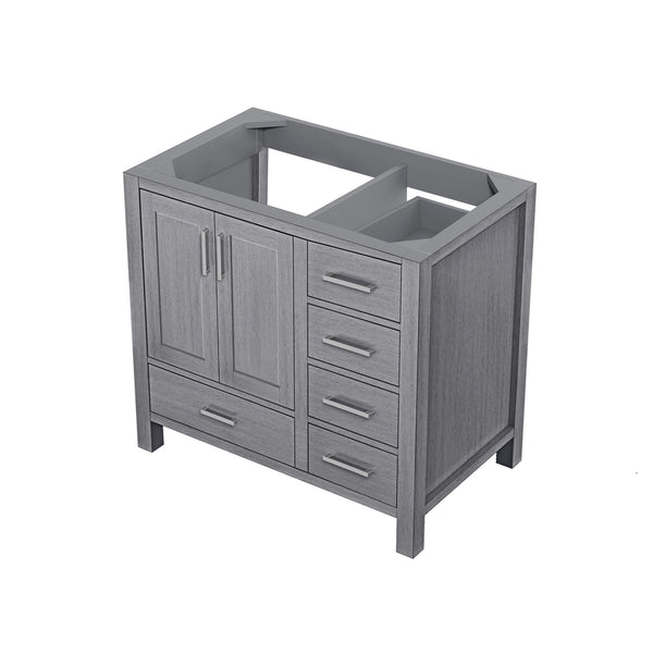 English Elm Distressed Grey Bath Vanity: 36" W X 22" D, Rustic Charm With Soft-Close, Fully Assembled Storage Solution B2731P258836