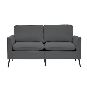 English Elm Ts Cat Paw Faux Leather Accent Chair Nordic Retro Single Seat for Bedroom Lounge Light Gray W2311P457733