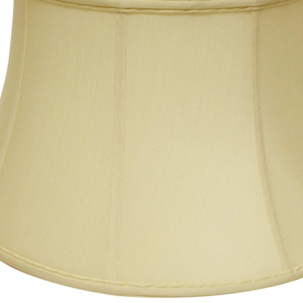 English Elm Slant Drum Shantung Fabric Lampshade Softback Washer Fitter for Ambient Living Room Glow B075101421