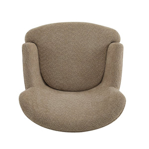 English Elm Christopher Knight Home® - Gerald Boucle Upholstered Club Chair with Tapered Birch Legs, Tonal Piping and Cozy Texture Brown 33 L x 32.75 W x 30 H N776P243523D