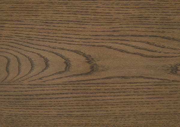 English Elm Brown Round Swivel Top Coffee Table with Oak Veneer, Open Shelf & Casters for Stylish Living Brown 54 L x 20 W x 13 H B011P351966