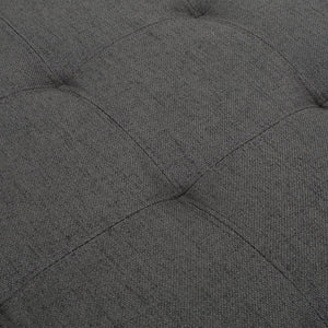 English Elm Upholstered Waffle Tufted Storage Ottoman with Birch Legs for Modern Living Rooms N757P377356E