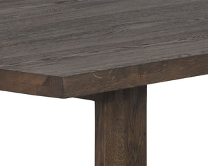 Thanus Dining Table - Brown Oak - 72" 106759 Sunpan