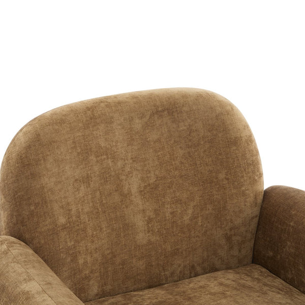 English Elm Christopher Knight Home® - Audrey Ergonomic Armchair with Plush Cushion and Solid Wood Frame for Stylish, Durable Comfort Tan 33.25 L x 29.75 W x 16.75 H N776P291712T